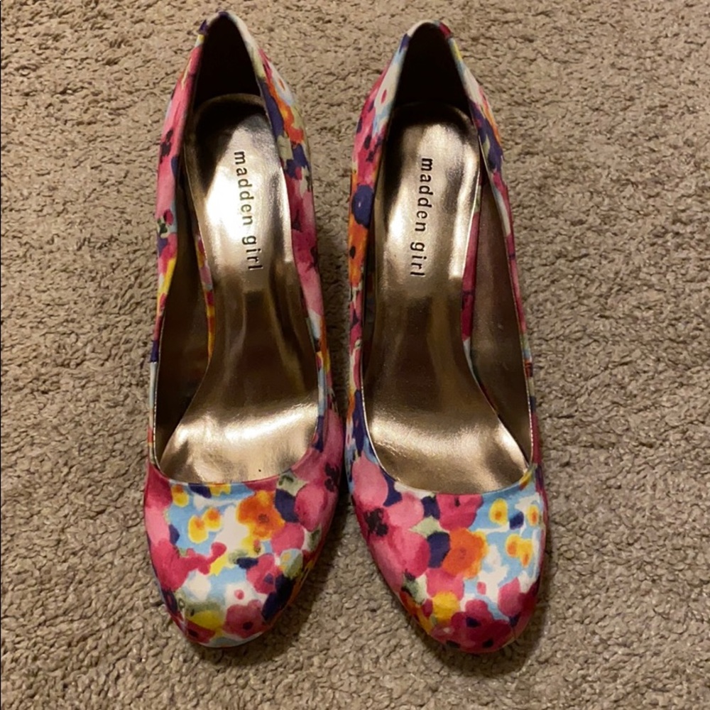 Floral Madden Girl heels!